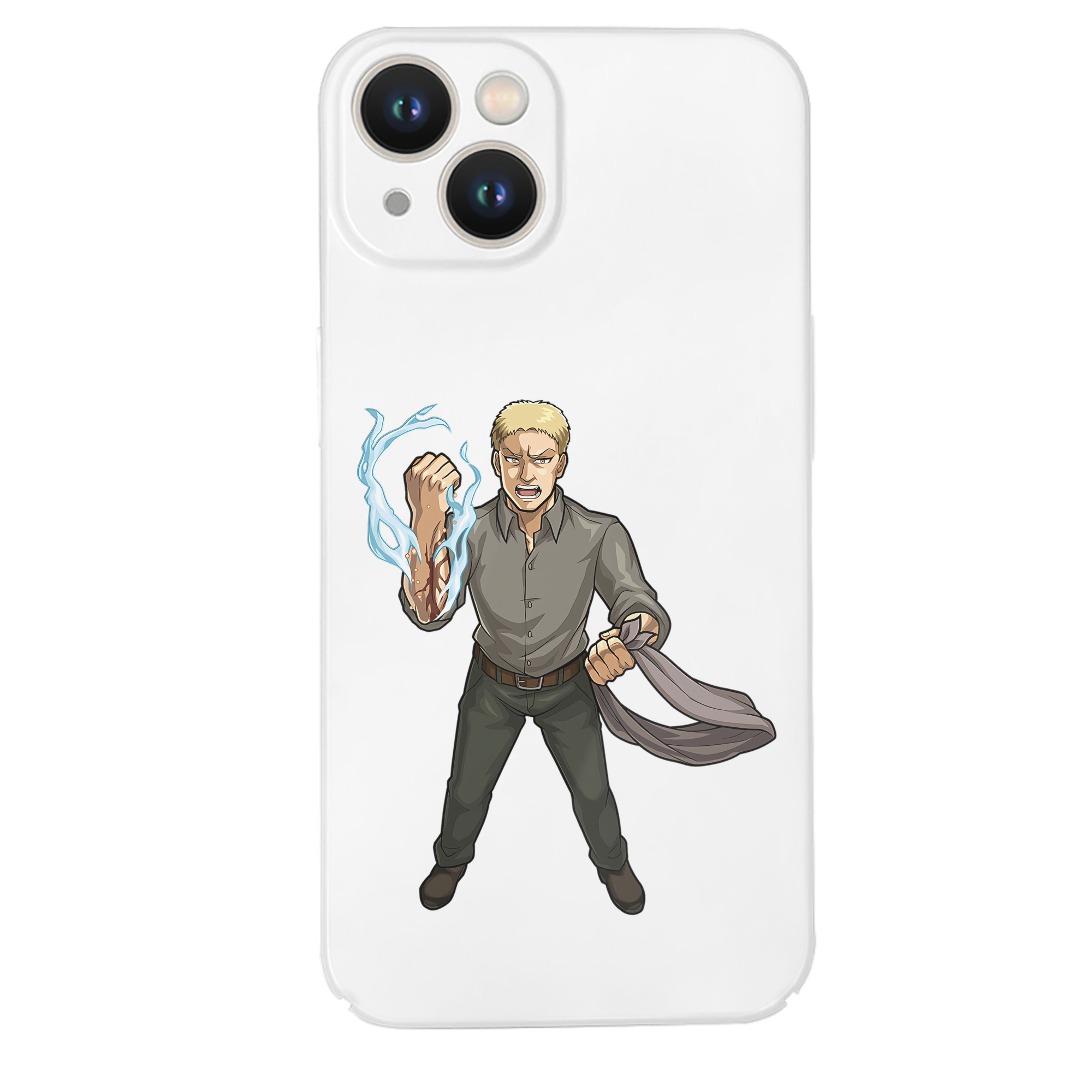 （画像用） 進撃の巨人 ライナー・ブラウン Attack on Titan Reiner Braun 【iPhone 14シリーズ対応】ハードケース